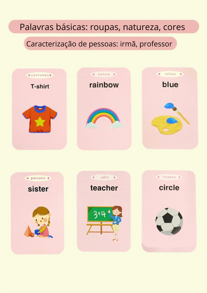 Brinquedo De Aprendizado De Inglês com Fala - De 2 a 6 Anos